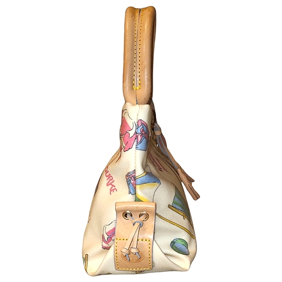 Dooney & Bourke Miami Tassel Tote Y2K - Picture 3 of 7